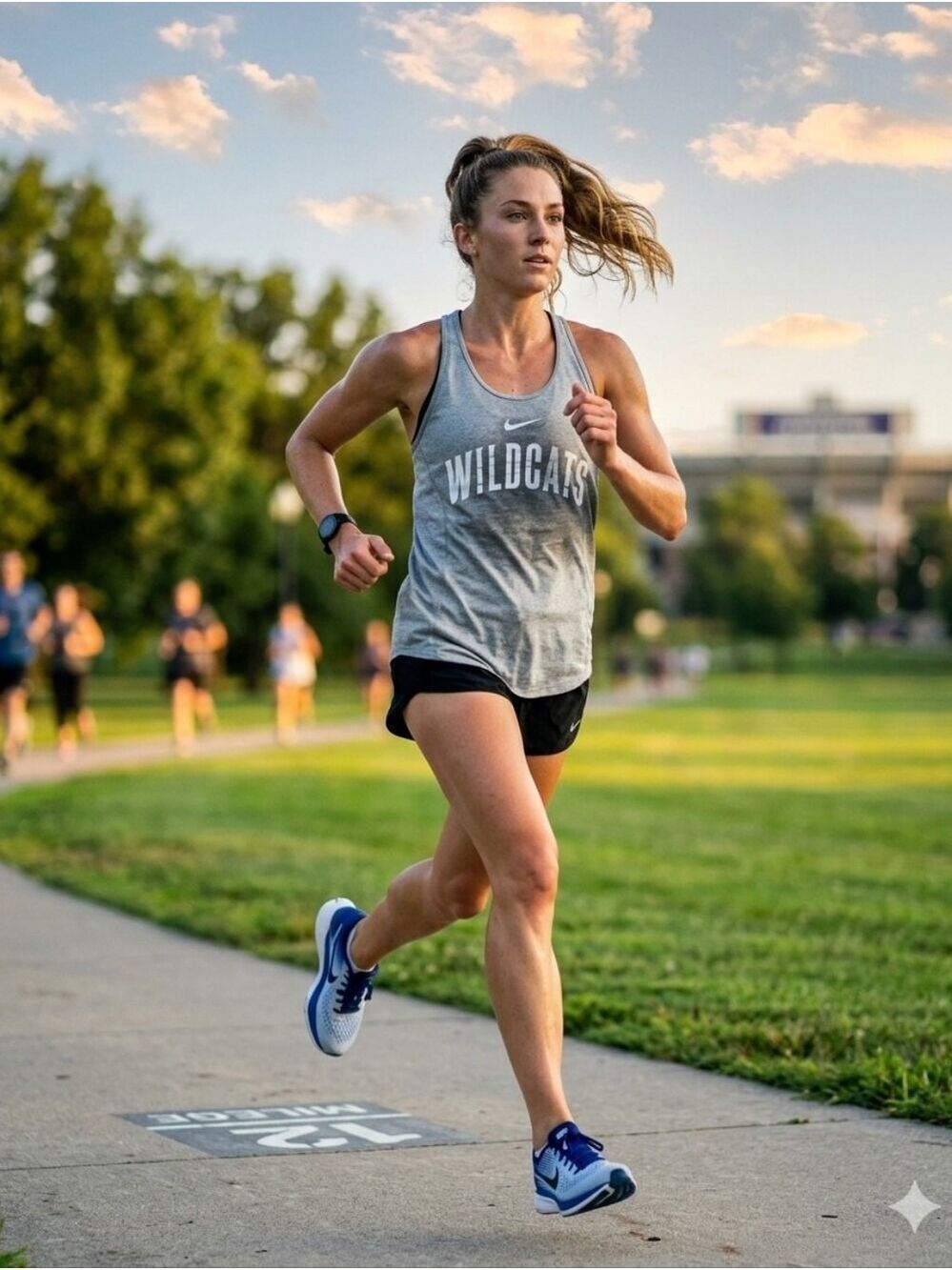 NIKE Dri-fit Villanova Wildcats Running Tank size Medium